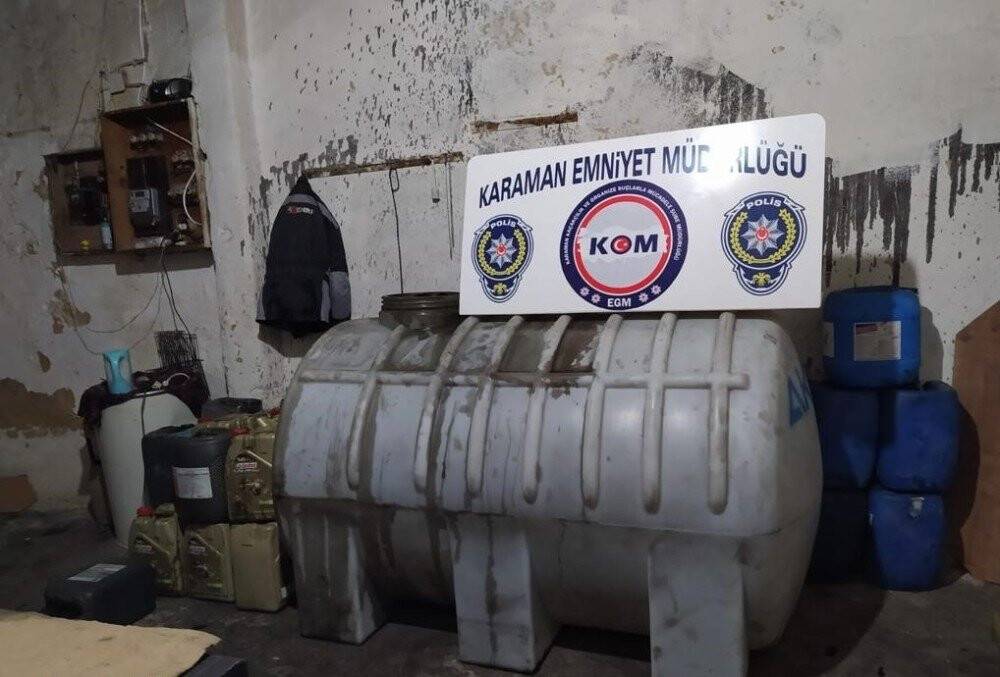 Karaman’da kaçak akaryakıt operasyonu