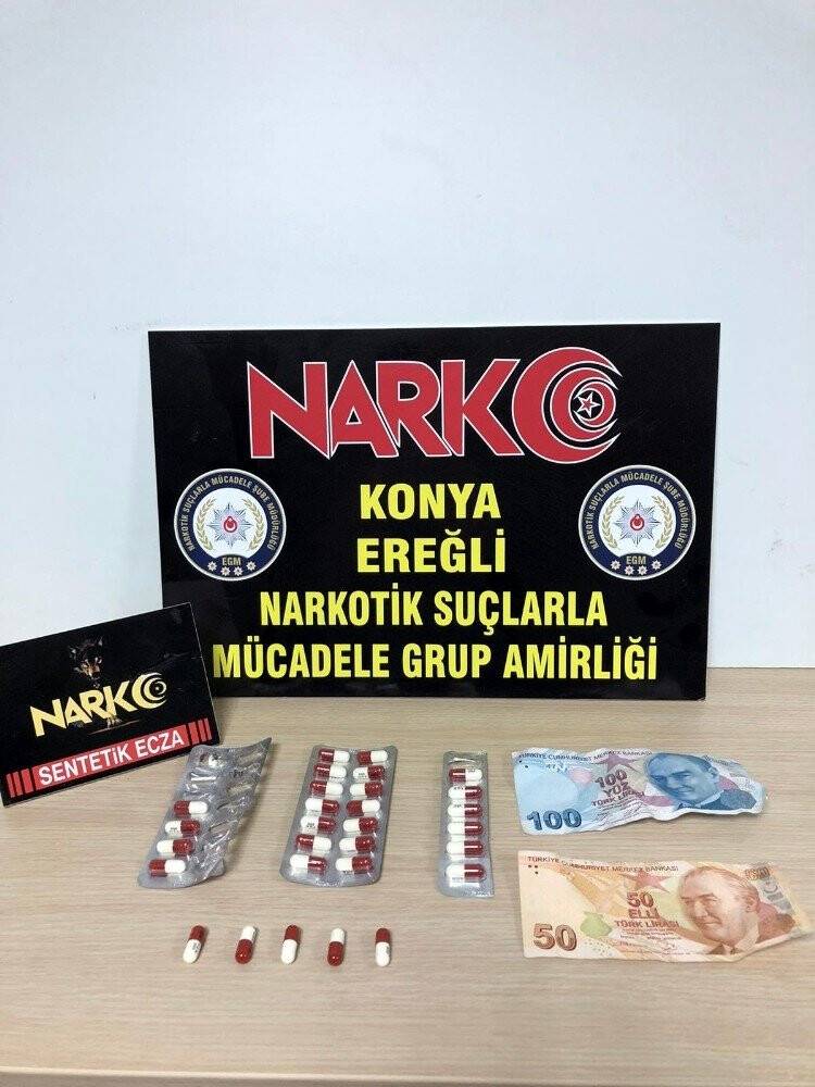 Konya’da uyuşturucu operasyonu: 3 tutuklama