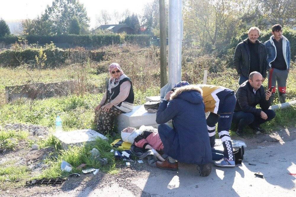 D-650 karayolunda zincirleme trafik kazası: 2 yaralı
