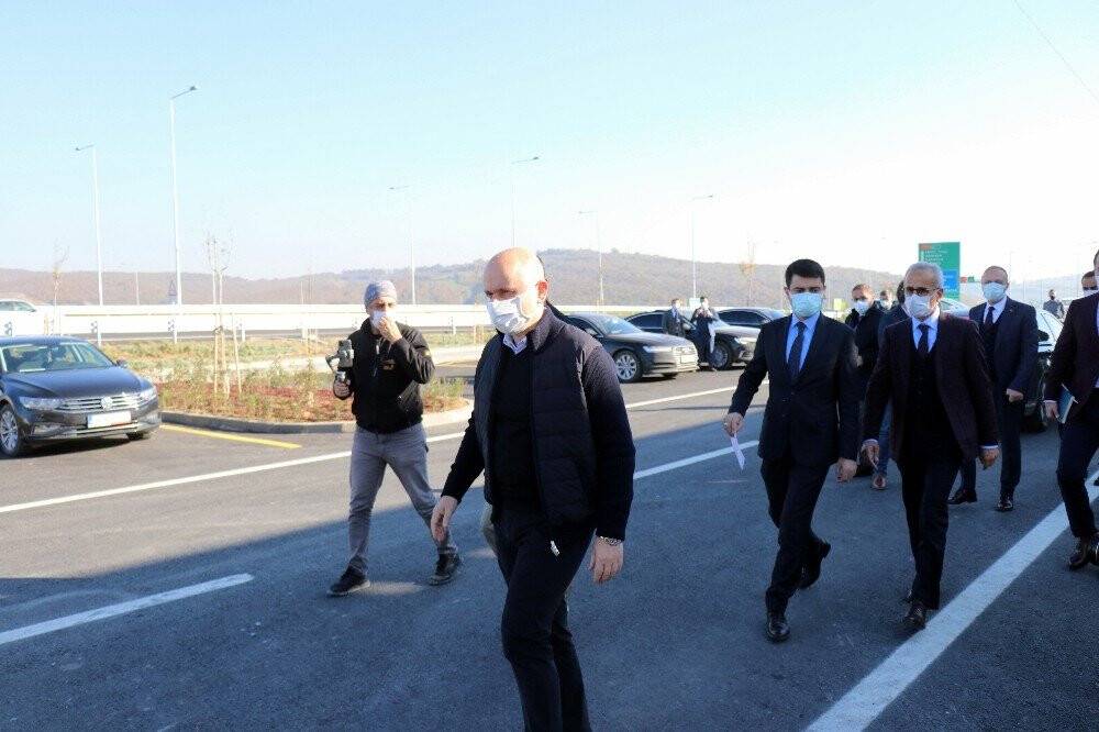 Bakan Karaismailoğlu, Kuzey Marmara Otoyolu’nu test etti