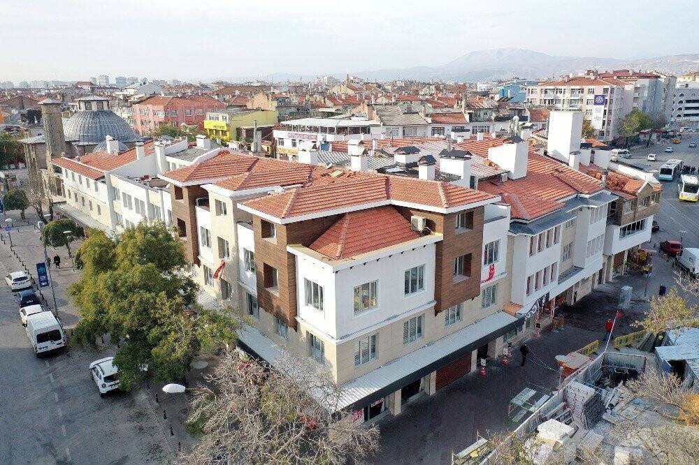 Alaaddin Tepesi çevresindeki cephe çalışmalarının ikinci etabı başladı