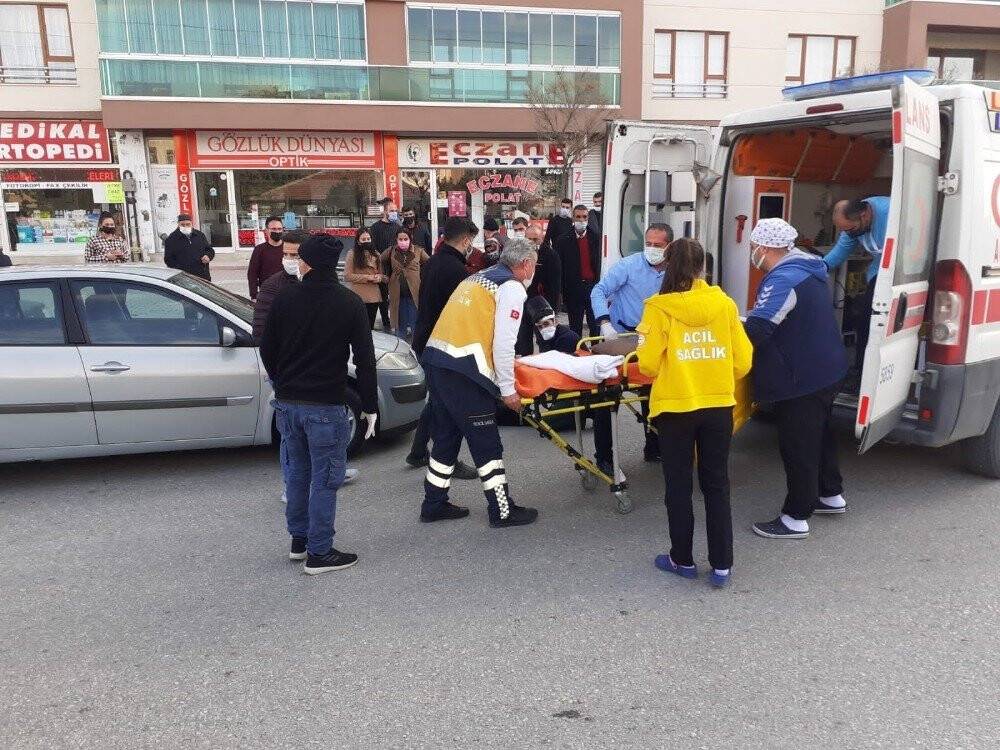 Konya'da kaza! Otomobil ile motosiklet çarpıştı: 1 yaralı