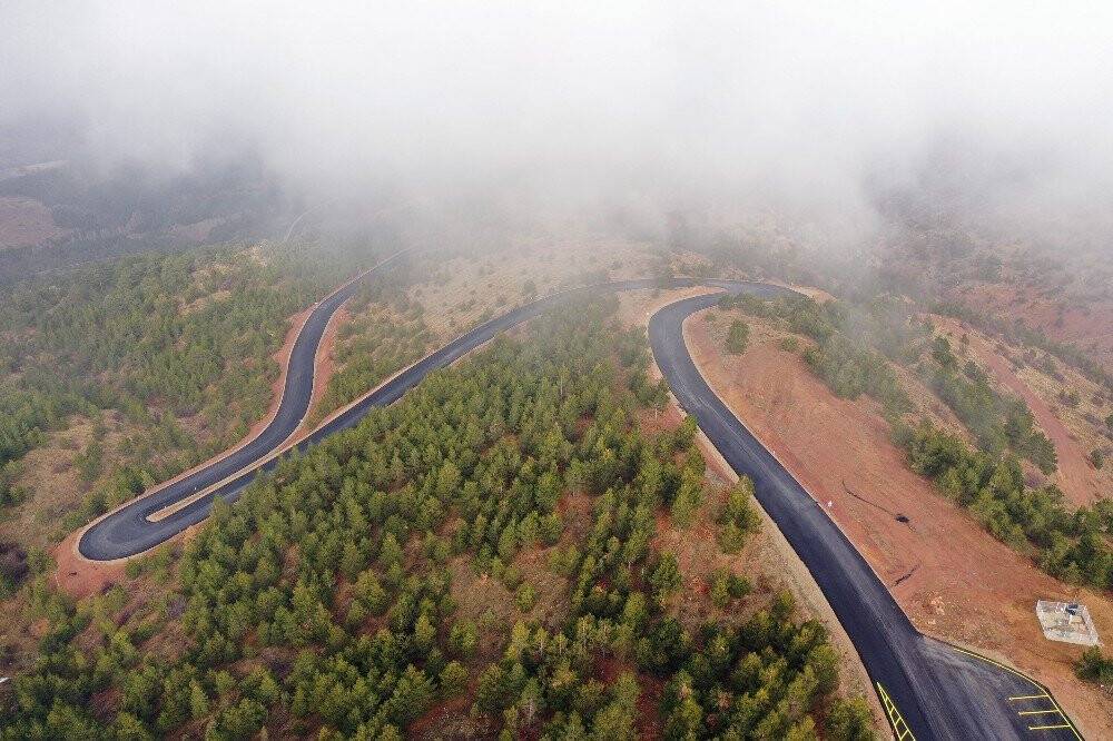 Konya'nın kayak merkezine giden Aladağ yolu tamamlandı