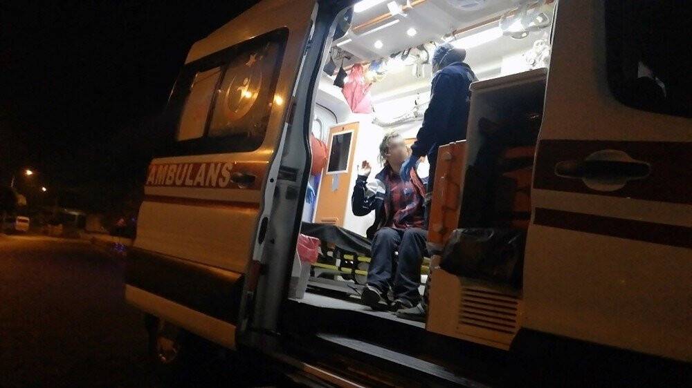 Hem maske takmadı, hem ambulansa binmek istemedi
