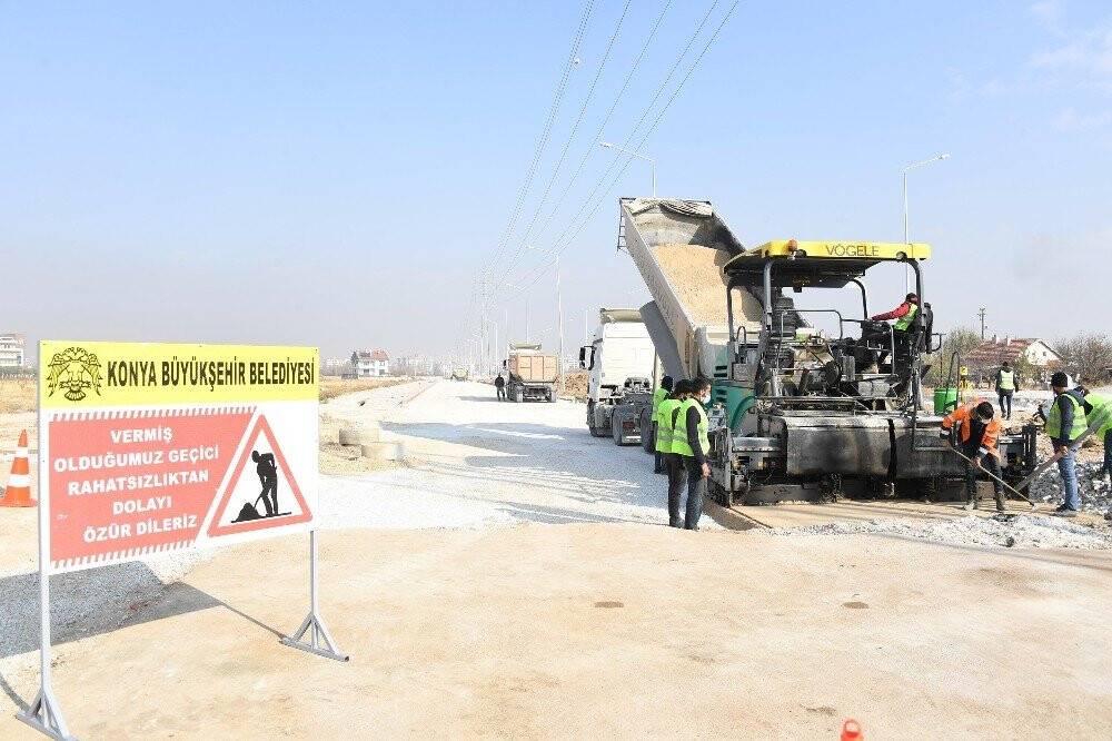 Konya’da İstanbul Yolu'nda trafiği rahatlatacak çalışma