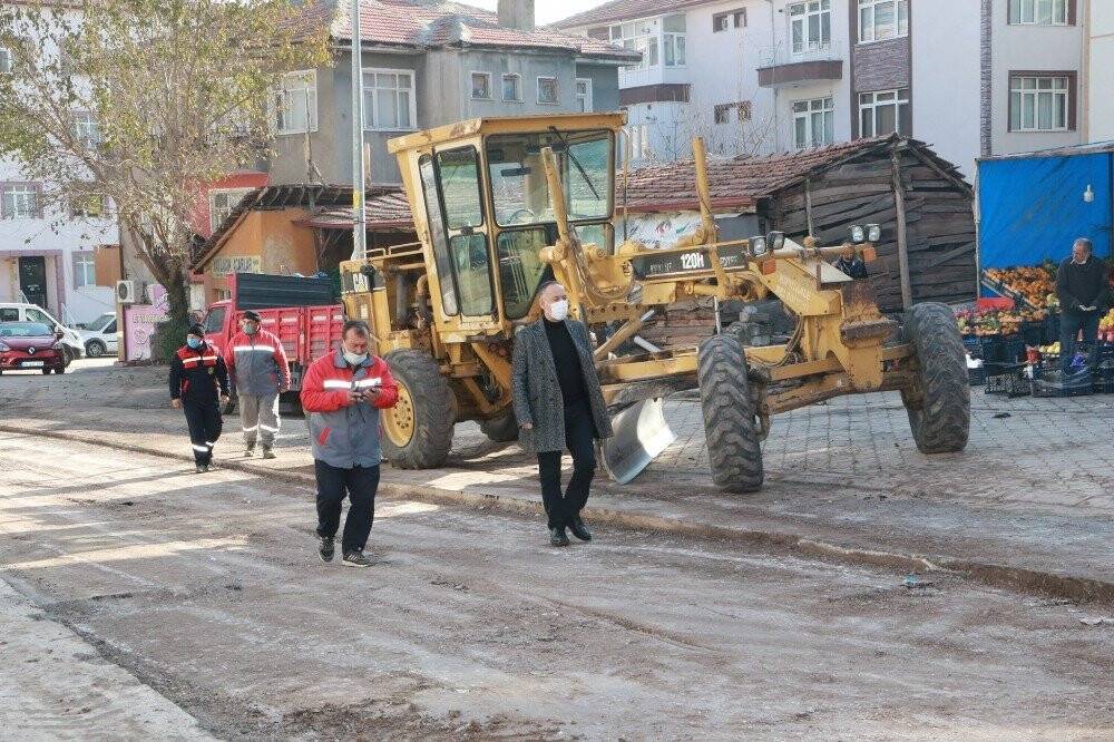 Issız sokakların çalışan işçileri