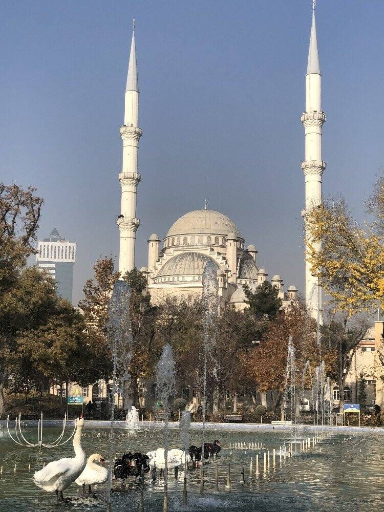 Konya’da aralık ayında güneşli hava keyfi
