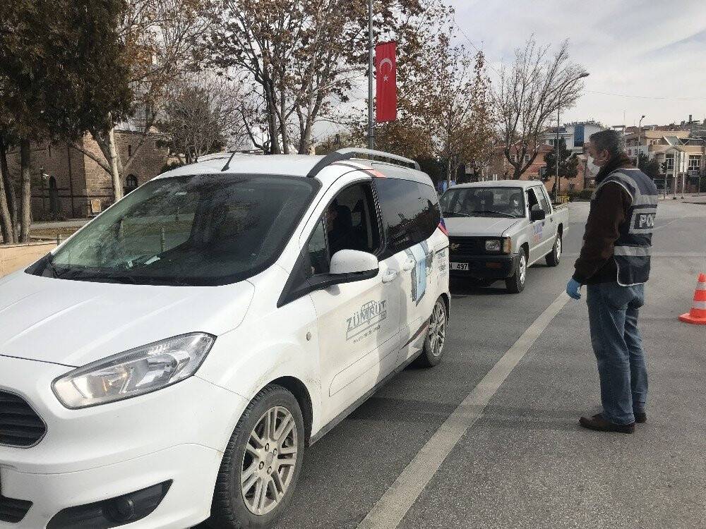Konya polisinden kısıtlama denetimi