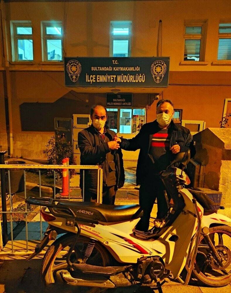 Konya'da çalınan motosiklet sahibine teslim edildi