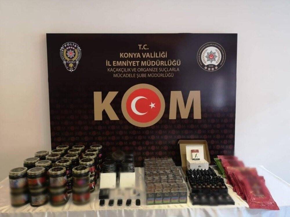 Konya’da uyuşturucu ve kaçakçılık operasyonu! 16 kişi yakalandı