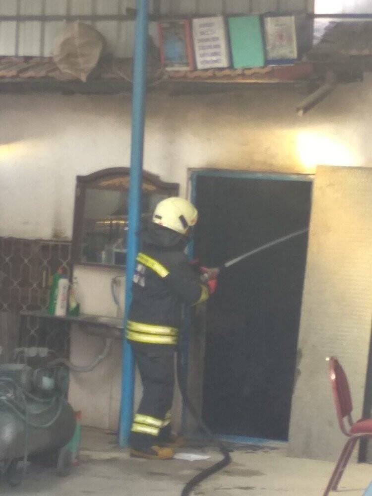 Konya'da sobaya dökülen yakıcı madde patladı: 1 yaralı
