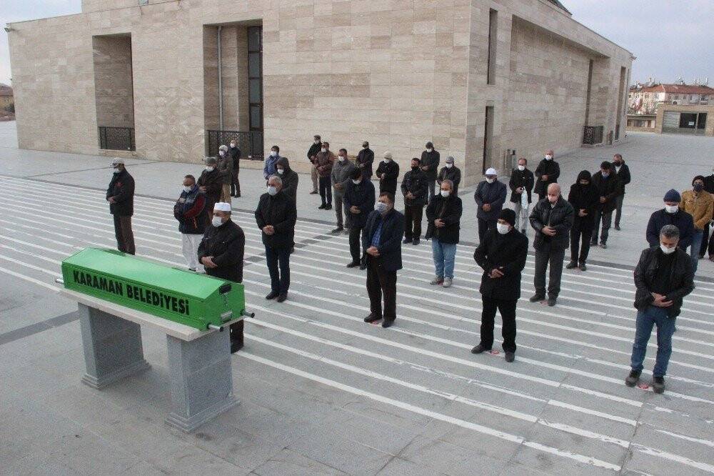 Konya’da cesedi bulunan şahıs Karaman’da toprağa verildi
