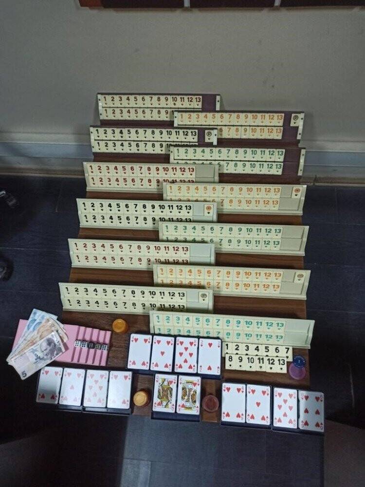 Kumar oynarken yakalanan 22 kişiye 26 bin TL para cezası uygulandı