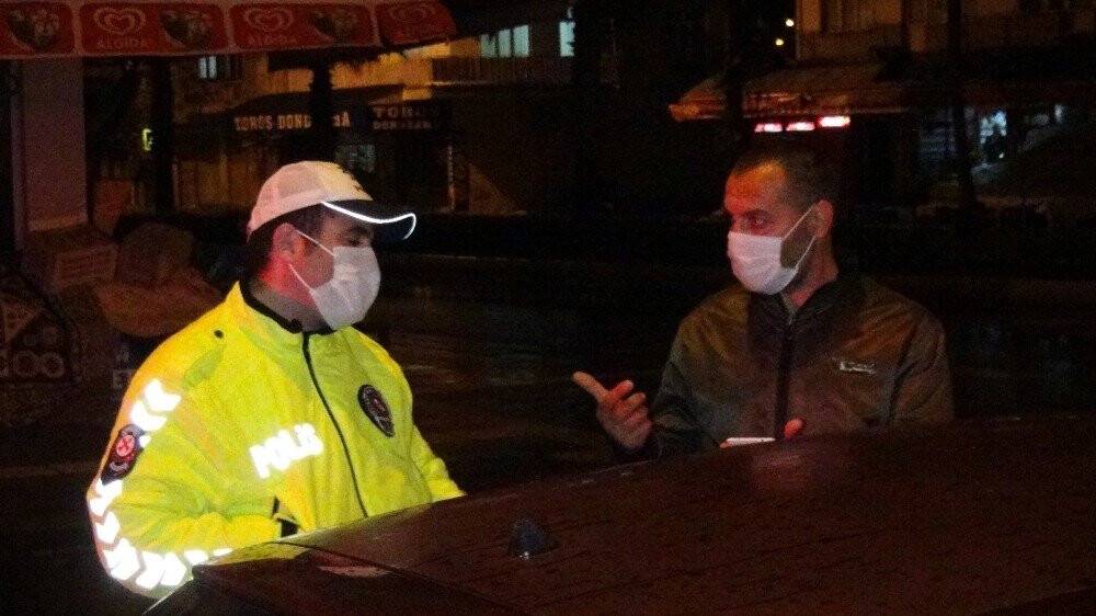 ’Dur’ ihtarına uymayan alkollü sürücü: