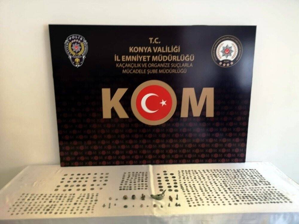 Konya’da tarihi eser operasyonu