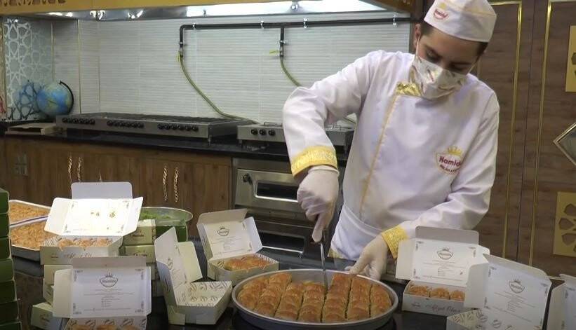 Pandemi savaşçılarına baklava dopingi