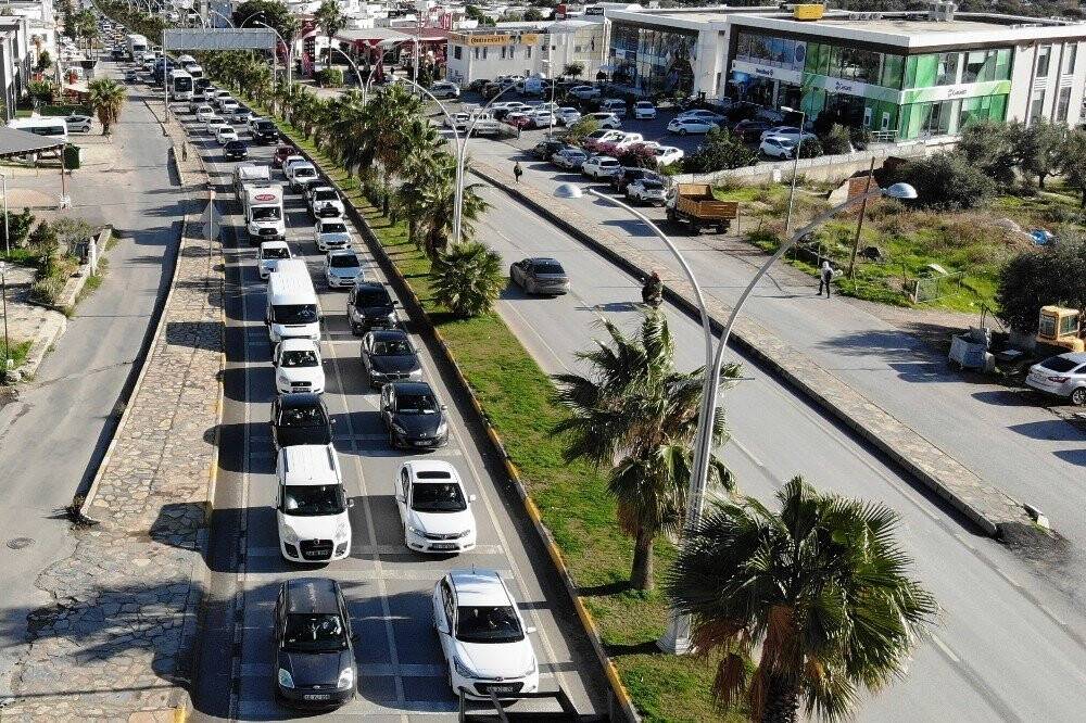Yılbaşını fırsat bilen tatilciler Bodrum’a akın etti