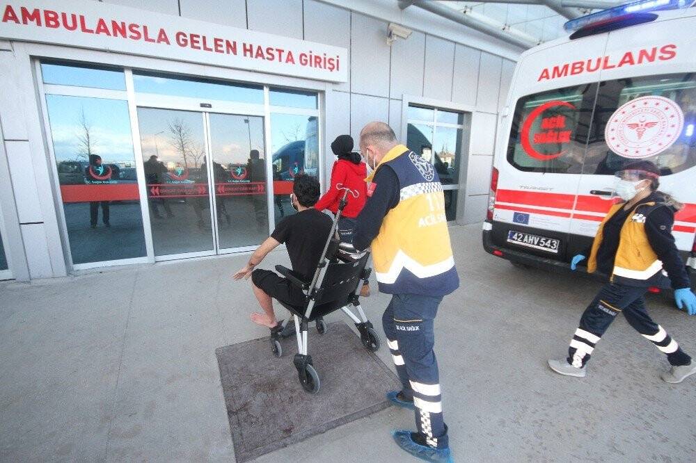Konya’da mutfaktaki gaz sızıntısı patlamaya yol açtı