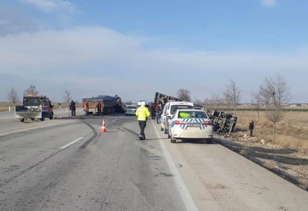 Konya’da trafik kazası: 1 yaralı