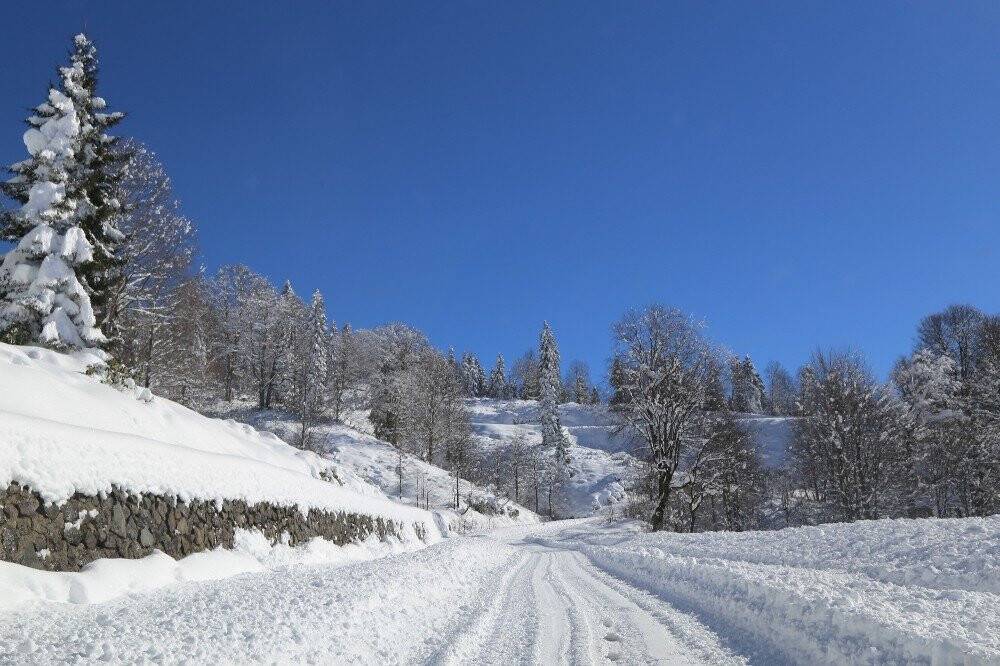 Kar kalınlığı 2 metreyi bulan Macahel bölgesinin yolu açıldı