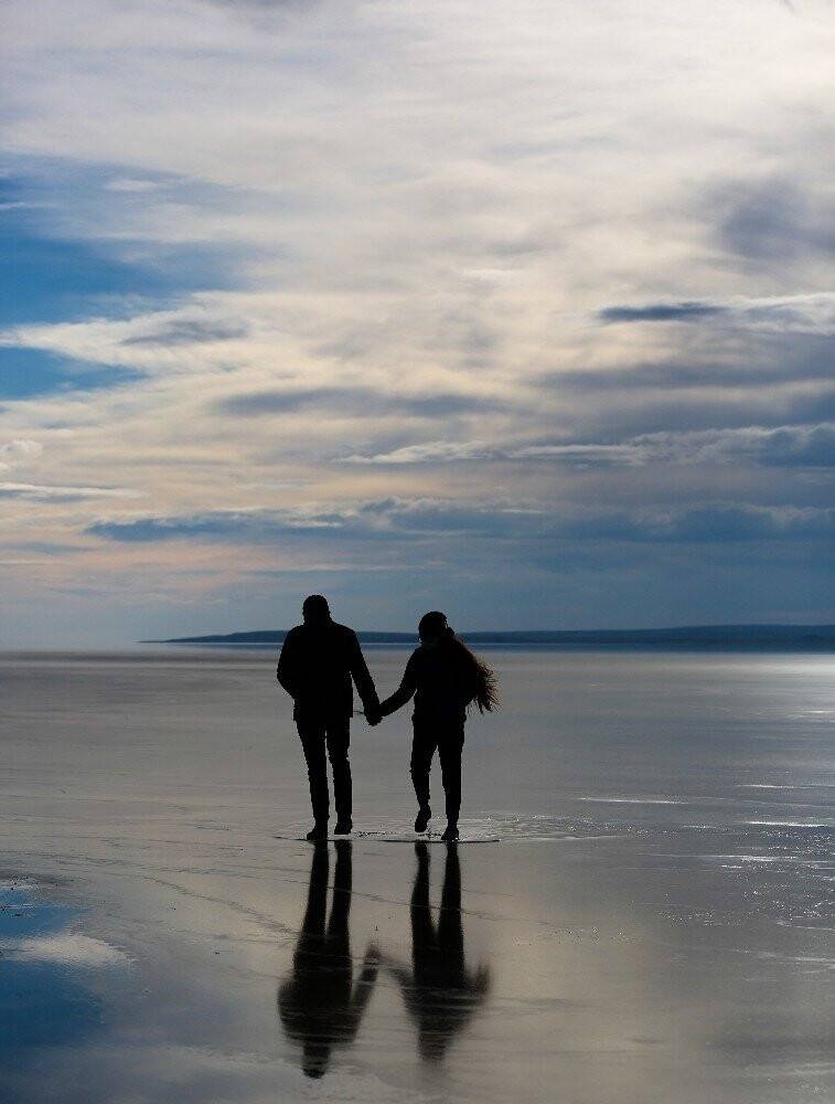 'Bozkırın gelinliği' olarak bilinen Tuz Gölü'nde su seviyesi normale dönmeye başlıyor