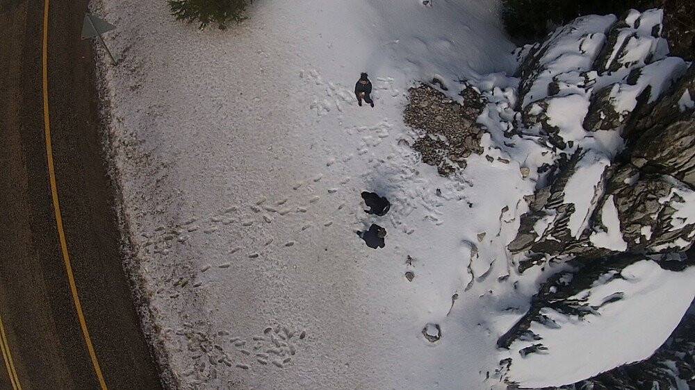 Karla buluşan Antalya-Konya karayolunda  kartpostallık görüntüler