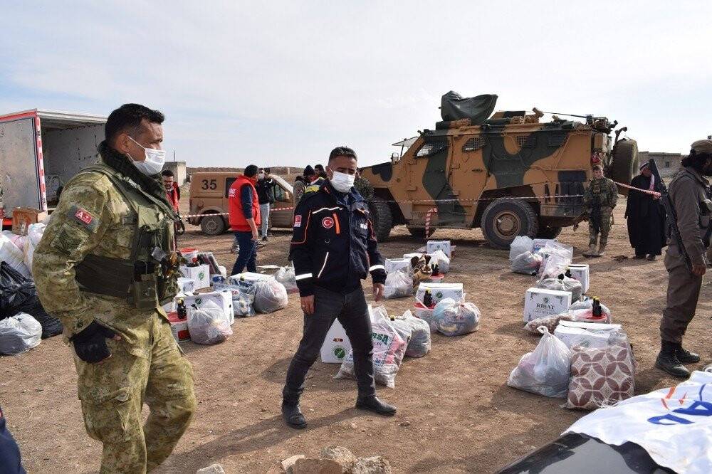 Konyalı hayırseverlerden Suriye'deki ihtiyaç sahiplerine yardım