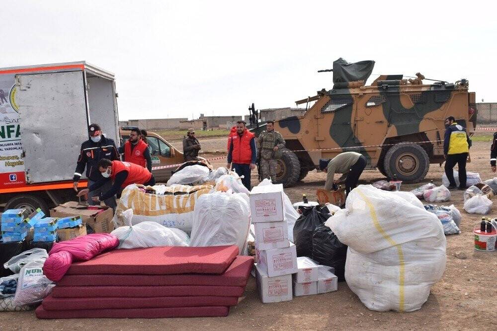 Konyalı hayırseverlerden Suriye'deki ihtiyaç sahiplerine yardım