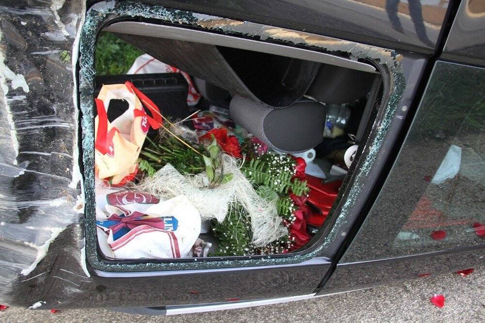 Konya'ya kız istemeye gelirken kaza yaptılar