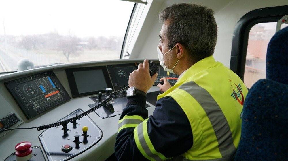 Konya-Karaman Yüksek Hızlı Tren Hattında test sürüşleri başladı