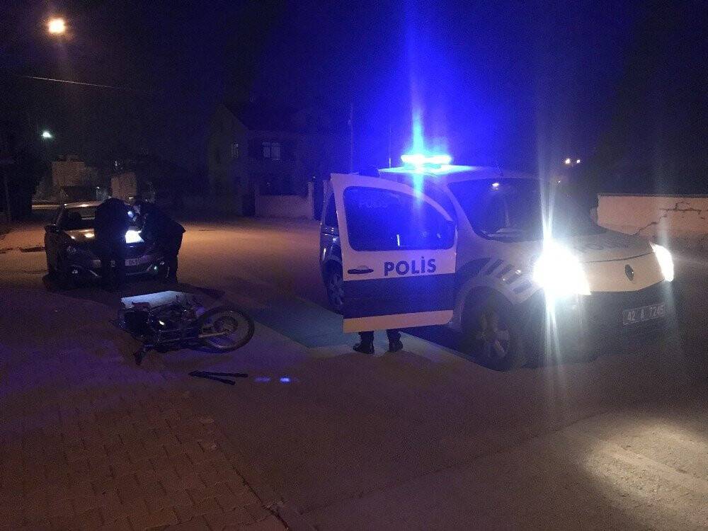 Konya’da kısıtlamada yakalanan hırsızlık şüphelisi kendini böyle savundu! 'Gözünle gördün mü çaldığımı'