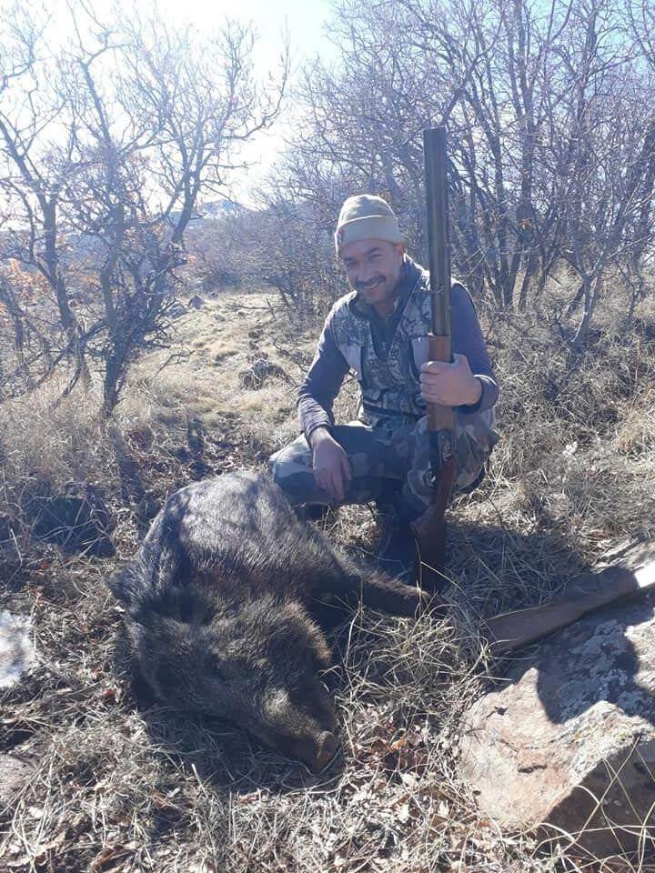 Konya'da tarım arazilerine zarar veren domuzlar öldürüldü