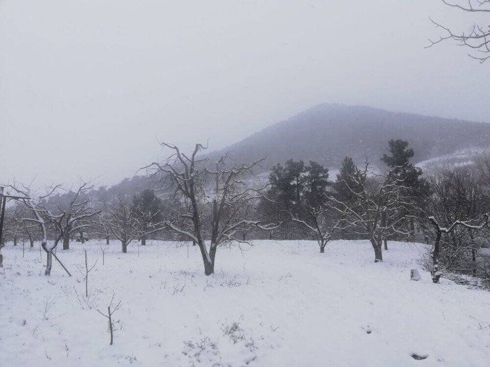 Kazdağları’nda kar yağışı etkili oluyor