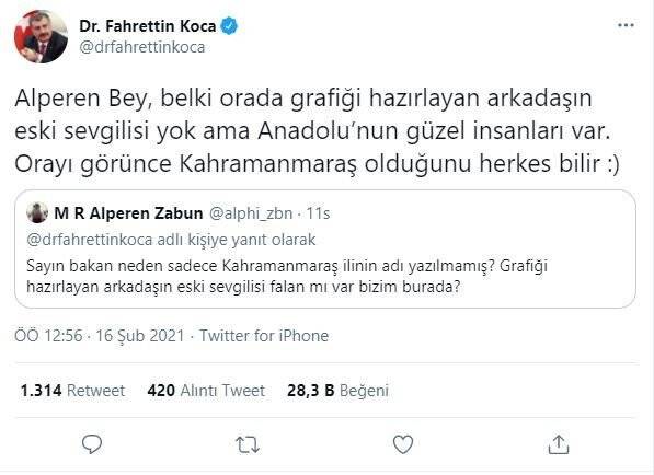 Bakan Koca’dan 'orada sevgilisi mi var' diyen kişiye cevap