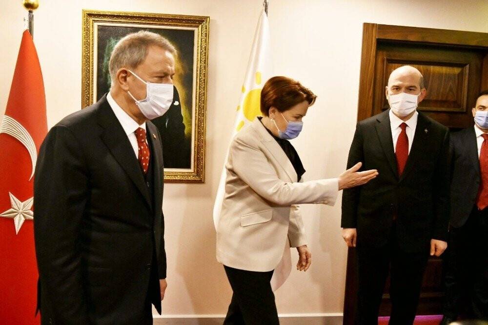 Bakanlar Soylu ve Akar’dan Akşener’e ziyaret