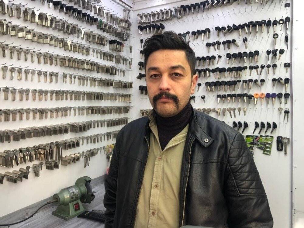 O çilingir konuştu