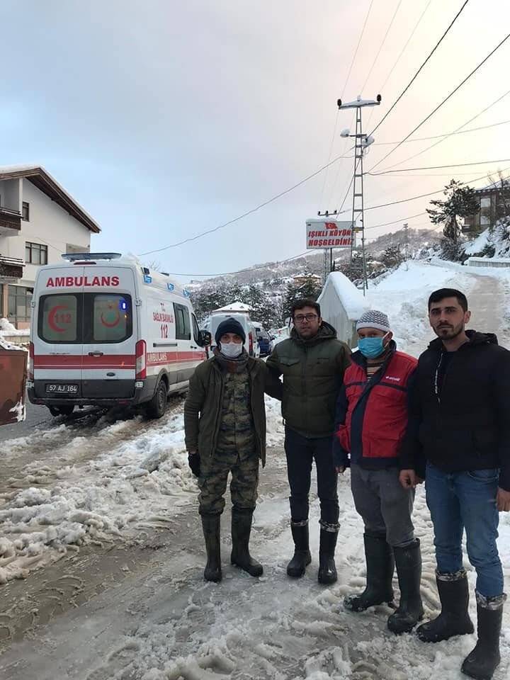 Ekipler bu kez şehit annesi için seferber oldu
