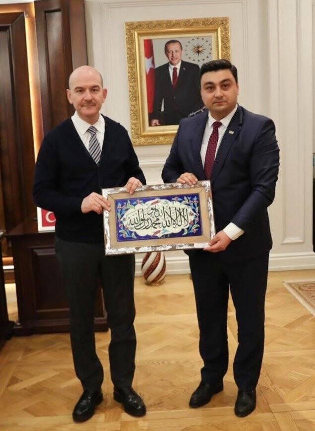İçişleri Bakanı Soylu’ya anlamlı ziyaret