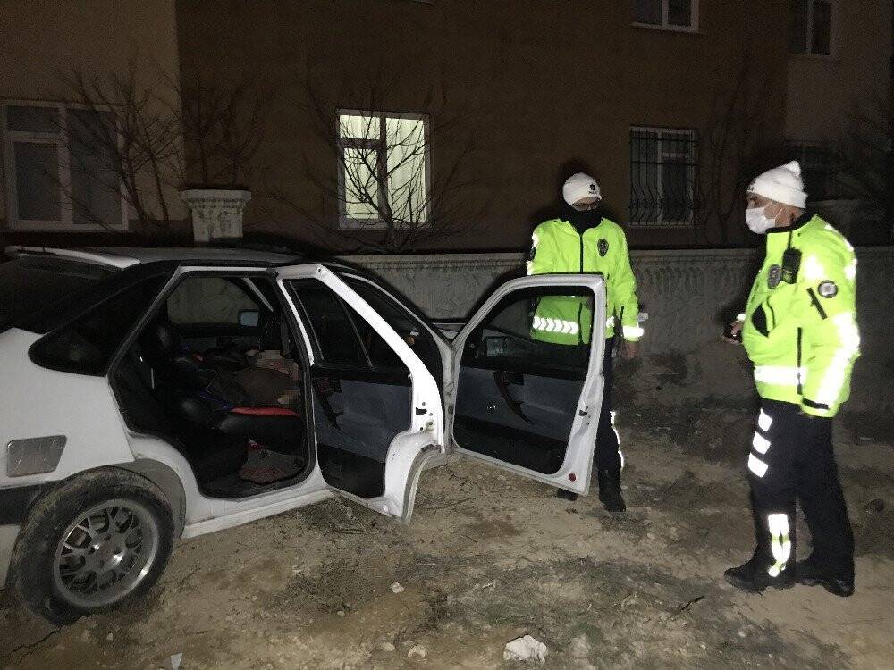 Konya'da araç duvara çarptı: 1 ölü