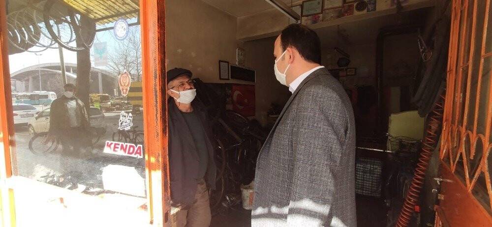 Başkan Altay'dan esnaf ziyaretleri