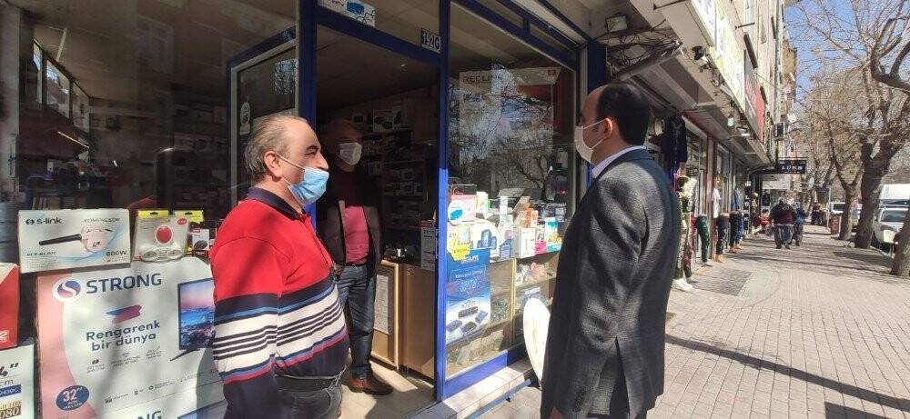 Başkan Altay'dan esnaf ziyaretleri