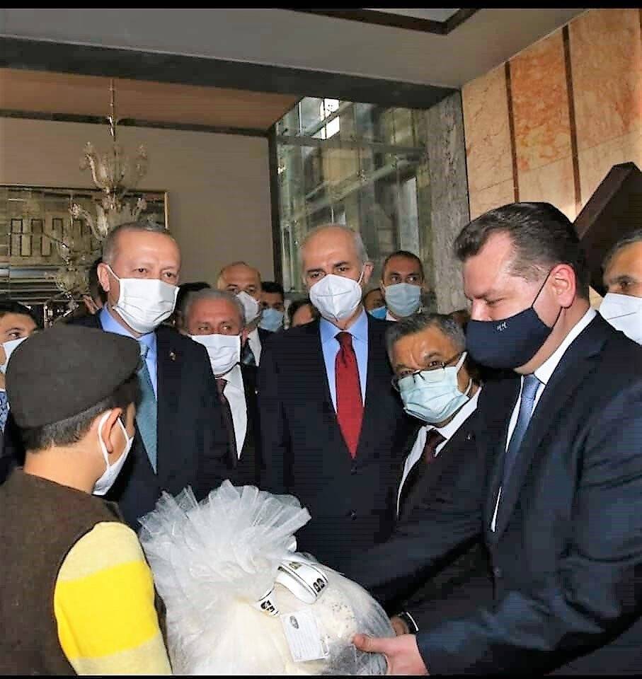 Cumhurbaşkanı Erdoğan, Çoban Şevki ile bir araya geldi
