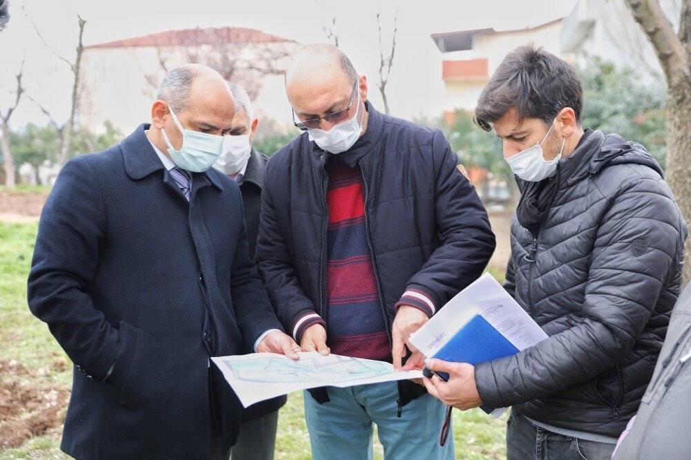 14 dönümlük parkın içinde yok yok