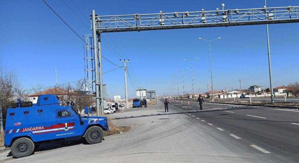 Aksaray  jandarması detektör Sala ile uygulamada