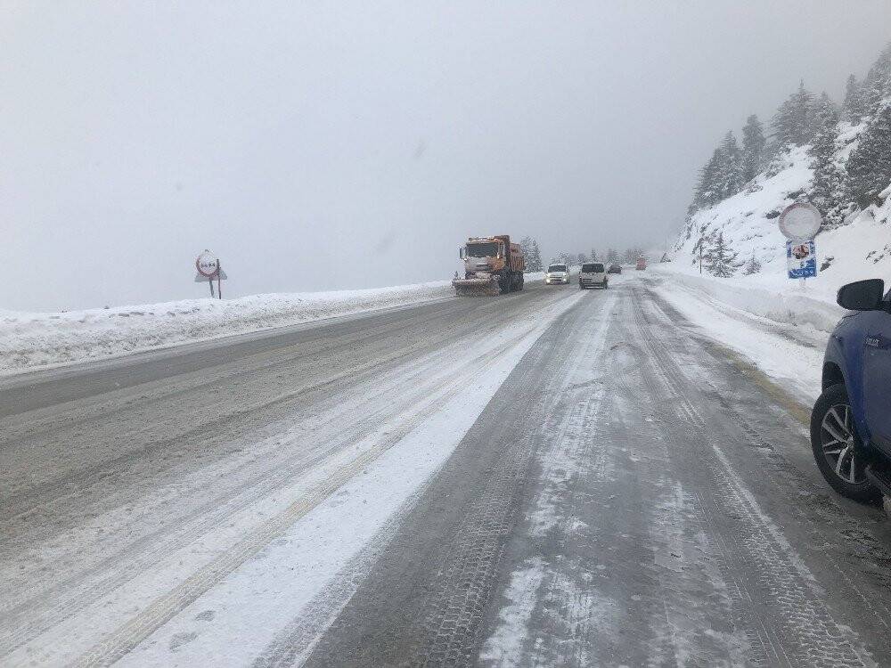 Antalya-Konya karayolunda ulaşım normale döndü