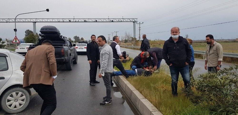 Trafik kazası sonrası düşündüren ilk yardım kargaşası