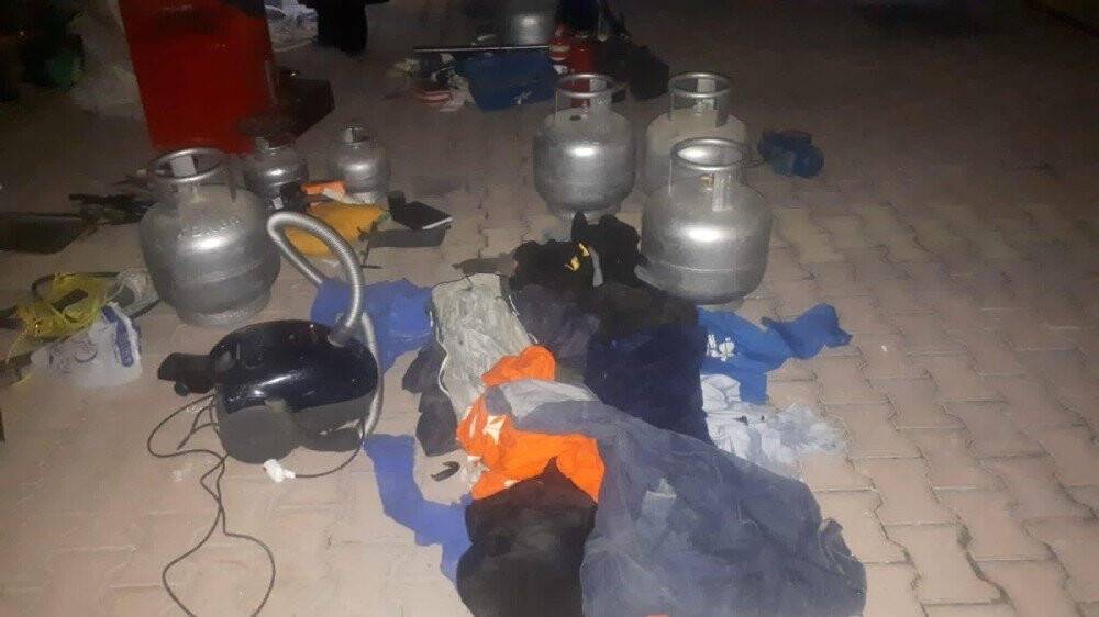 Konya'da hırsızlık şüphelileri 150 farklı malzemeyle yakalandı