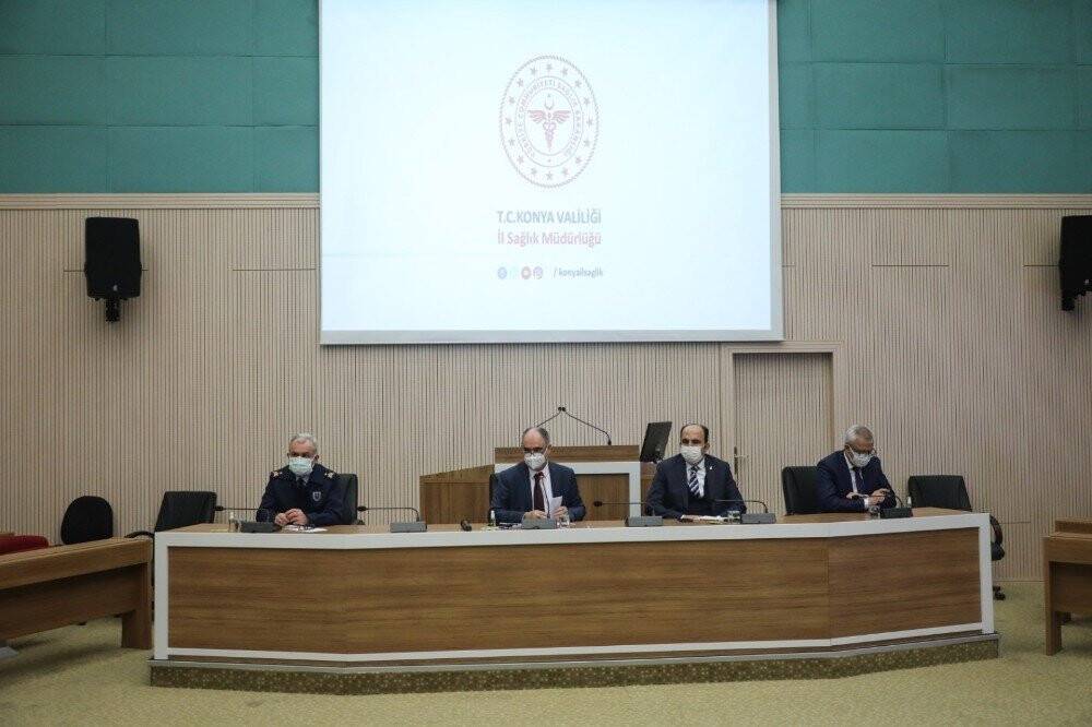 Konya İl Pandemi Kurulu toplandı