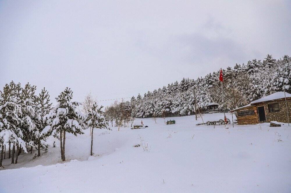 Ardahan’da kartpostallık kar manzaraları