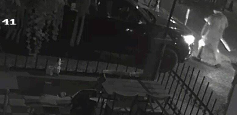 'Duba' hırsızlığı kameralara yansıdı
